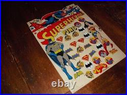 Vintage Super Heroes Store Display Wonder Woman Rare Super Friends Jla M 1976