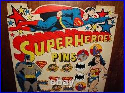 Vintage Super Heroes Store Display Wonder Woman Rare Super Friends Jla M 1976