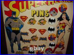 Vintage Super Heroes Store Display Wonder Woman Rare Super Friends Jla M 1976