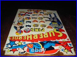 Vintage Super Heroes Store Display Wonder Woman Rare Super Friends Jla M 1976