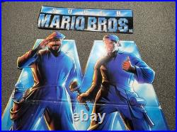 Vintage Super Mario Bros Movie Promo Store Display Nintendo LARGE Rare 54x47