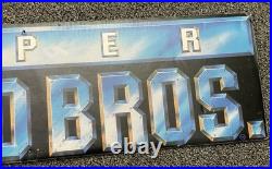 Vintage Super Mario Bros Movie Promo Store Display Nintendo LARGE Rare 54x47