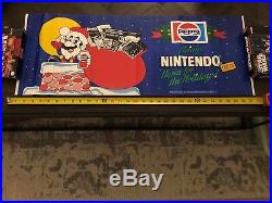 Vintage Super Nintendo Store Display/Pepsi Christmas/ Mario /1980s-1990s- RARE