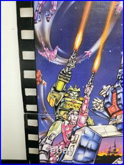 Vintage Transformers The Movie Now On VideoCassette Cardboard Store Display Rare