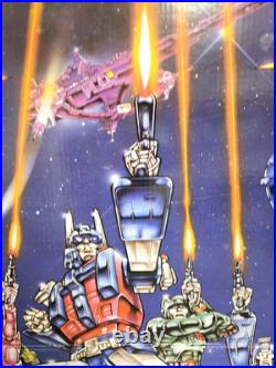 Vintage Transformers The Movie Now On VideoCassette Cardboard Store Display Rare