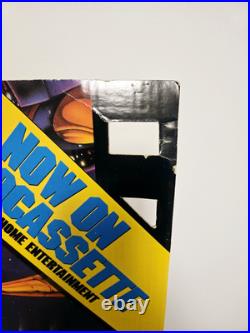 Vintage Transformers The Movie Now On VideoCassette Cardboard Store Display Rare