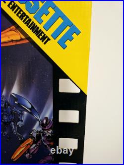 Vintage Transformers The Movie Now On VideoCassette Cardboard Store Display Rare
