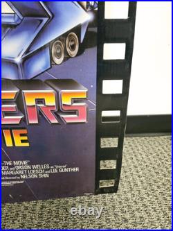 Vintage Transformers The Movie Now On VideoCassette Cardboard Store Display Rare