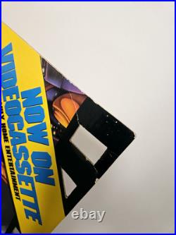 Vintage Transformers The Movie Now On VideoCassette Cardboard Store Display Rare