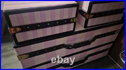 Vintage Victoria's Secret Store Display Luggage Prop Pink RARE VS
