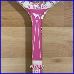 Vintage Victorias Secret VS PINK Tennis Racquet Store Display Pink Dog RARE