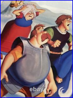 Vintage Walt Disney POP UP Video Store Display Sword In The Stone 1986 RARE