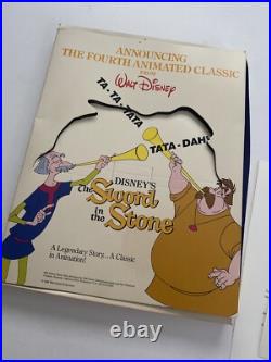 Vintage Walt Disney POP UP Video Store Display Sword In The Stone 1986 RARE Vintage Walt Disney POP UP Video Store Display Sword In The Stone 1986 RARE