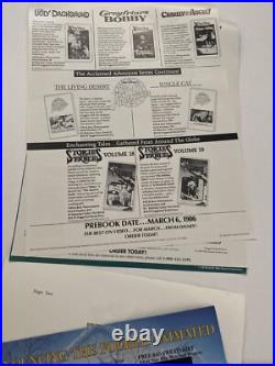 Vintage Walt Disney POP UP Video Store Display Sword In The Stone 1986 RARE Vintage Walt Disney POP UP Video Store Display Sword In The Stone 1986 RARE