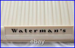 Vintage Waterman 100 Year Pen Store Display Trays Plus 100 Year Pen Sign (RARE)