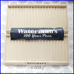 Vintage Waterman 100 Year Pen Store Display Trays Plus 100 Year Pen Sign (RARE)