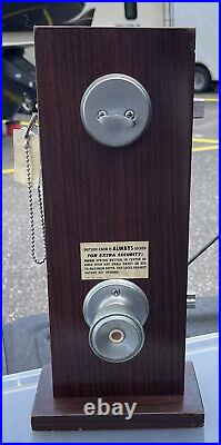 Vintage Weiser Doorknob Lock Display/Salesman Sample Advertising Display. Rare