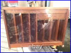 Vintage Wood Glass Cigar Store Counter Display Very Rare