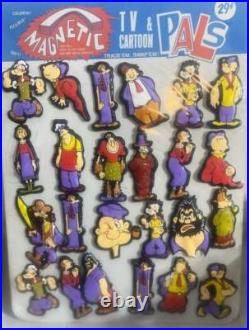 Vtg 1974 Popeye Soft Magnet Group Store Display Rare Htf -still Sealed New