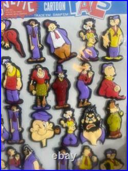 Vtg 1974 Popeye Soft Magnet Group Store Display Rare Htf -still Sealed New