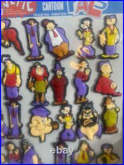 Vtg 1974 Popeye Soft Magnet Group Store Display Rare Htf -still Sealed New