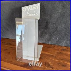 Vtg 1985 OAKLEY BLADES Sunglasses Store Countertop Display Case OG 1st Gen RARE