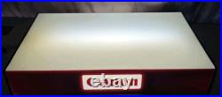 Vtg Canon Camera Store Display With Light Rare Red & White Logo 2 Feet Wide