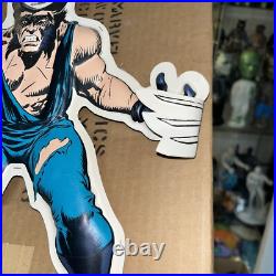Vtg NOS 1988 Marvel Comics Wolverine Store Display Mobile Blowmold 2 Sided RARE
