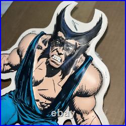 Vtg NOS 1988 Marvel Comics Wolverine Store Display Mobile Blowmold 2 Sided RARE
