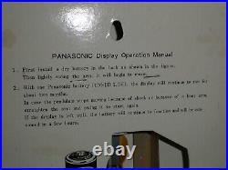 Vtg PANASONIC National Boy STORE CHRISTMAS DISPLAY radio tv Japan RARE promo 12