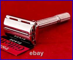 Vtg RARE NOS 1961 GILLETTE SLIM Adjustable Razor Store Display Kin 2 Fat Boy WOW