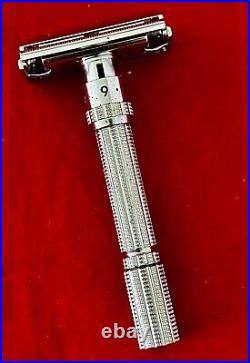 Vtg RARE NOS 1961 GILLETTE SLIM Adjustable Razor Store Display Kin 2 Fat Boy WOW