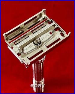 Vtg RARE NOS 1961 GILLETTE SLIM Adjustable Razor Store Display Kin 2 Fat Boy WOW