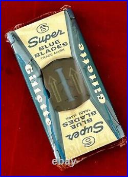 Vtg RARE NOS 1961 GILLETTE SLIM Adjustable Razor Store Display Kin 2 Fat Boy WOW