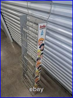 Vtg Rare 90's Marvel Archie Comic Book Wall Hanging Store Display Rack Metal