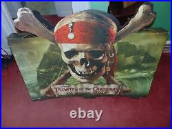 Vtg Rare Disney Pirates Of The Caribbean Store Display 44x36