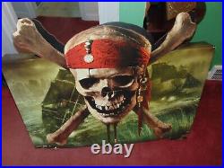 Vtg Rare Disney Pirates Of The Caribbean Store Display 44x36