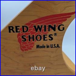 Vtg Rare Red Wing Shoes Boots Wooden Stool 3 Step Store Display Made In USA