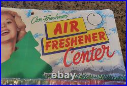 Vtg VERY RARE 1961 Car-Freshner Air Freshener Advertising Trees Store Display