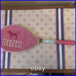 Vtg Victorias Secret VS PINK Tennis Racquet Store Display Rare Cover Dog Puppy