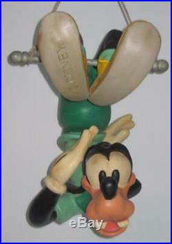 Walt Disney Goofy Acrobat Trapeze Big Fig Figurine Statue Store Display Rare