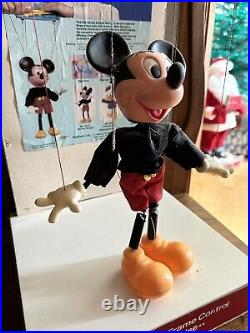 Walt Disney String Puppet Marionette Store Display RARE Mickey Mouse Vintage