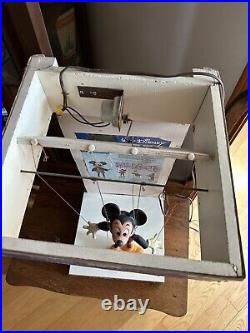 Walt Disney String Puppet Marionette Store Display RARE Mickey Mouse Vintage