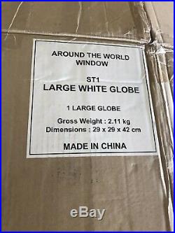 White LOUIS VUITTON Store Display Globe Decor Extra Large Mint Condition Rare
