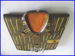Wooden Shirt Store Display Wall Hanging Hand Crafted Rare