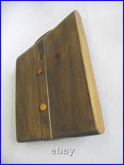 Wooden Shirt Store Display Wall Hanging Hand Crafted Rare