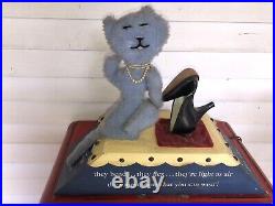 Working Rare 1959 Enna Jetticks Shoes Mechanical Cat Store Display Automaton