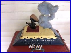 Working Rare 1959 Enna Jetticks Shoes Mechanical Cat Store Display Automaton