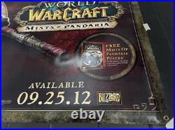 World Of Warcraft Promo Display Vinyl Banner LARGE 3'x6' Store Display RARE