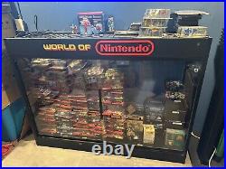 World of Nintendo ULTRA RARE AUTHENTIC video game display case store display LPU